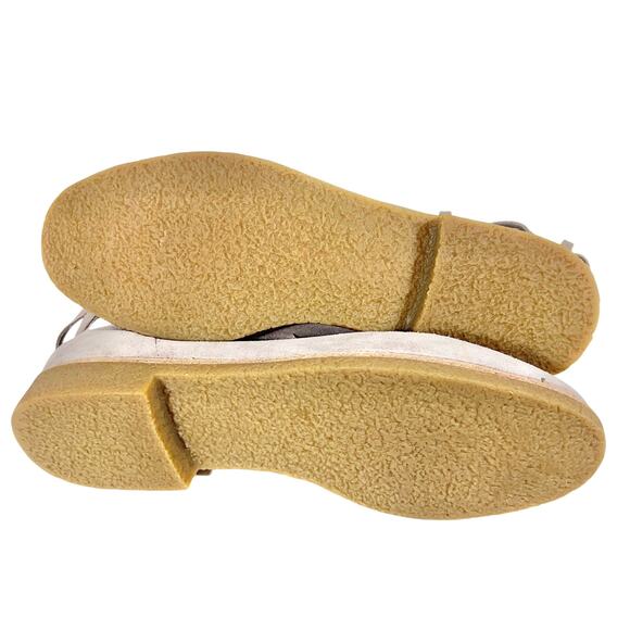 Kate Spade Betsie Suede Fringe Ankle Boots 10.5 M Gray Boho Folk Western Used - Picture 6 of 11